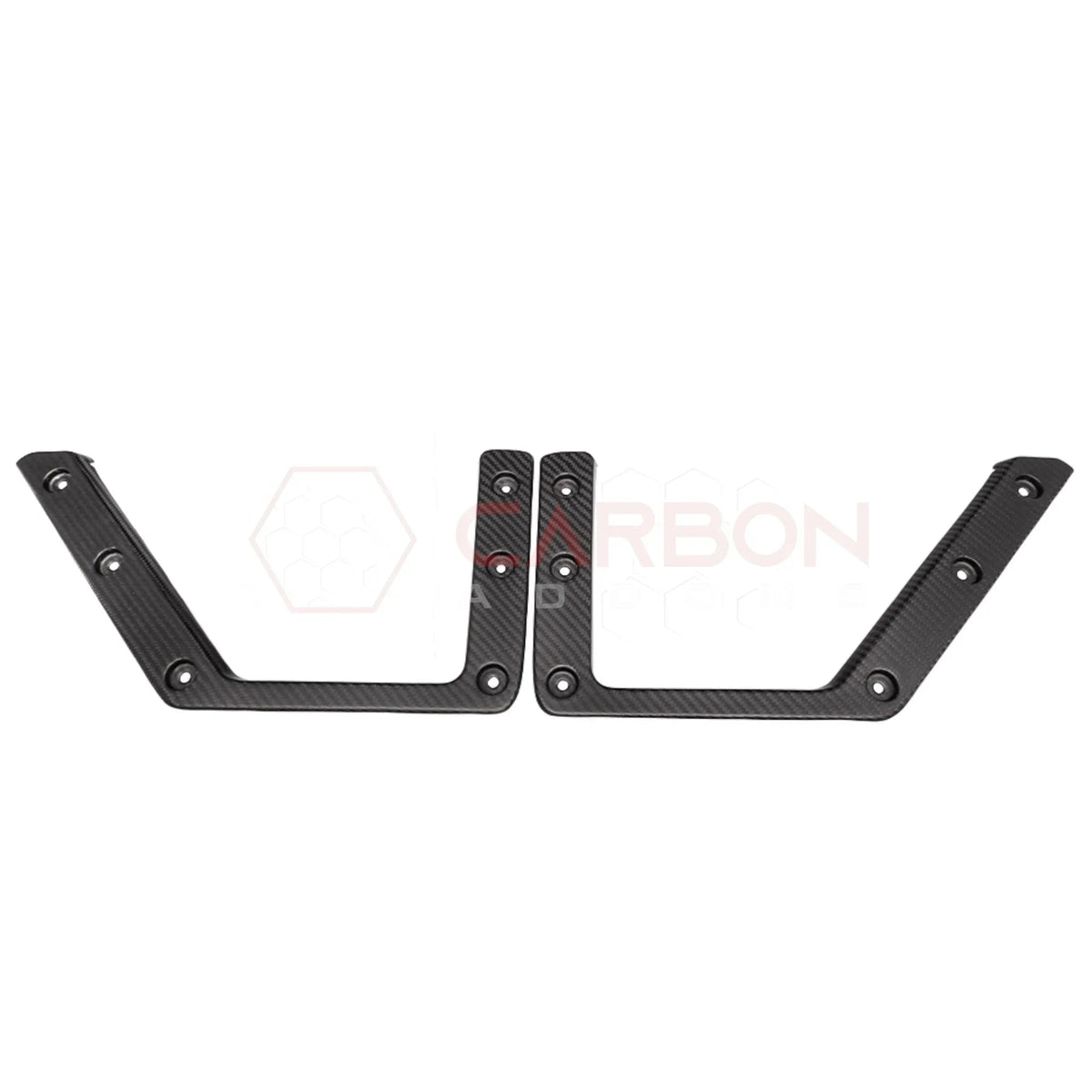 Real Carbon Fiber Front Door Storage Pocket Net Frame For 2021–2026 Ford Bronco | Direct Replacement