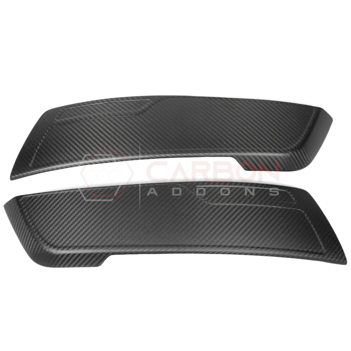 Real Carbon Fiber Rear Wheel Fender Flare Trim Insert For 2022–2026 Ford Bronco Raptor