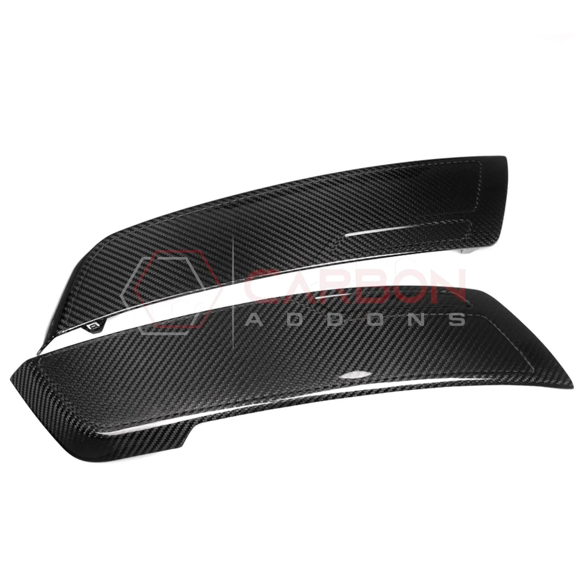 Real Carbon Fiber Rear Wheel Fender Flare Trim Insert For 2022–2026 Ford Bronco Raptor