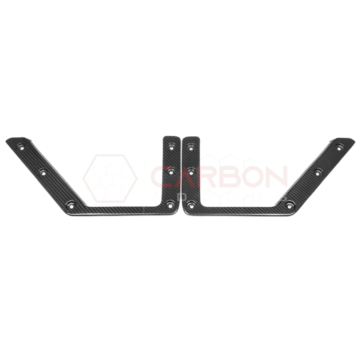 Real Carbon Fiber Front Door Storage Pocket Net Frame For 2021–2026 Ford Bronco | Direct Replacement
