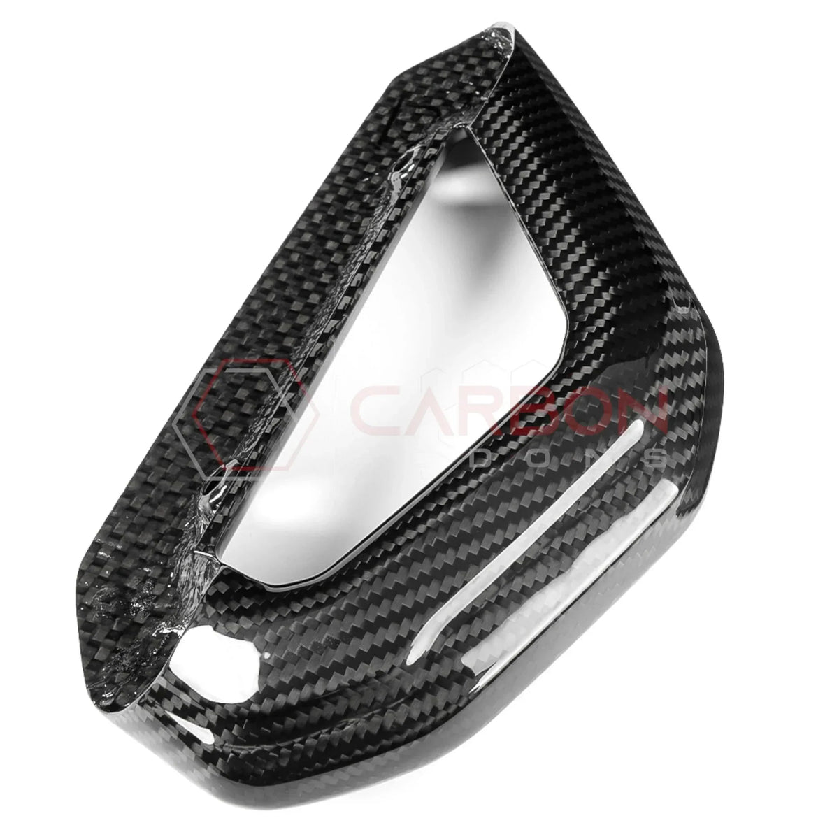 Real Carbon Fiber Center Console Grab Handle Trim For 2021–2026 Ford Bronco | Direct Replacement