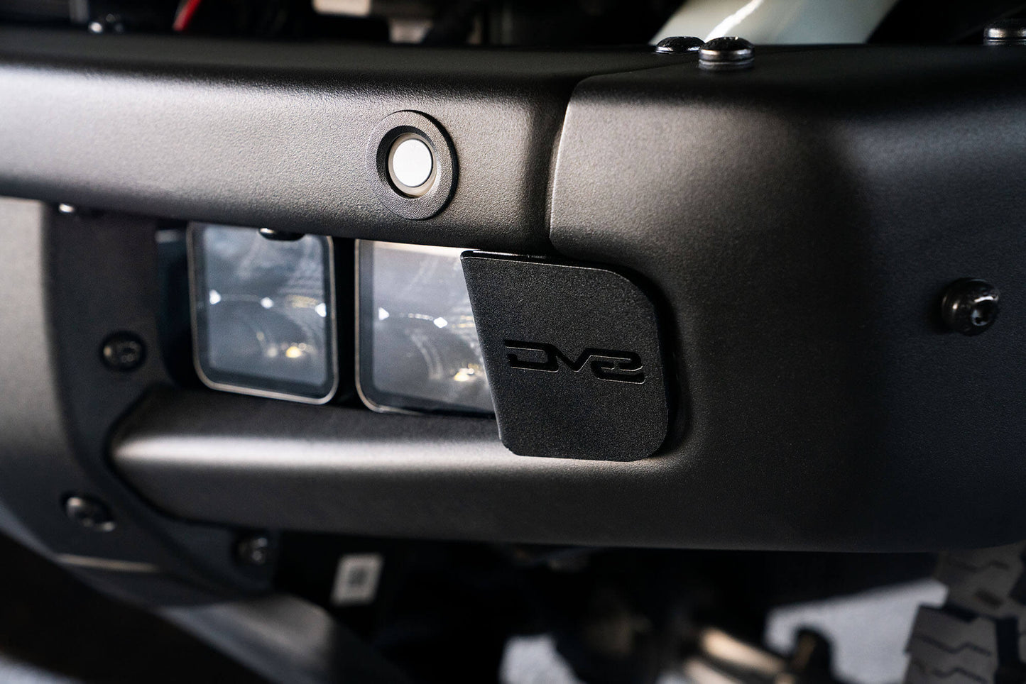 DV8 Fog Light Pocket Mounts 2021-2023 Bronco (Factory Steel Bumper) - Speedlogix