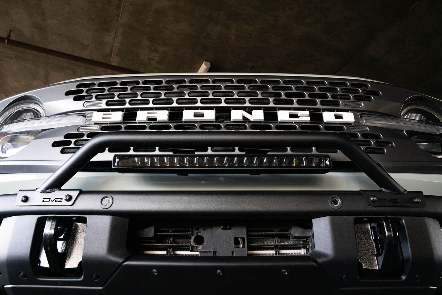 DV8 Offroad Factory Steel Bumper Bull Bar 2021-2023 Bronco - Speedlogix