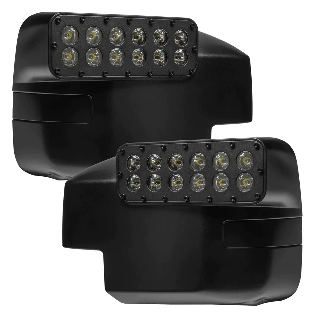 Oracle Side Mirrors w/ Integrated LED Ditch Lights 2021-2023 Bronco - Speedlogix
