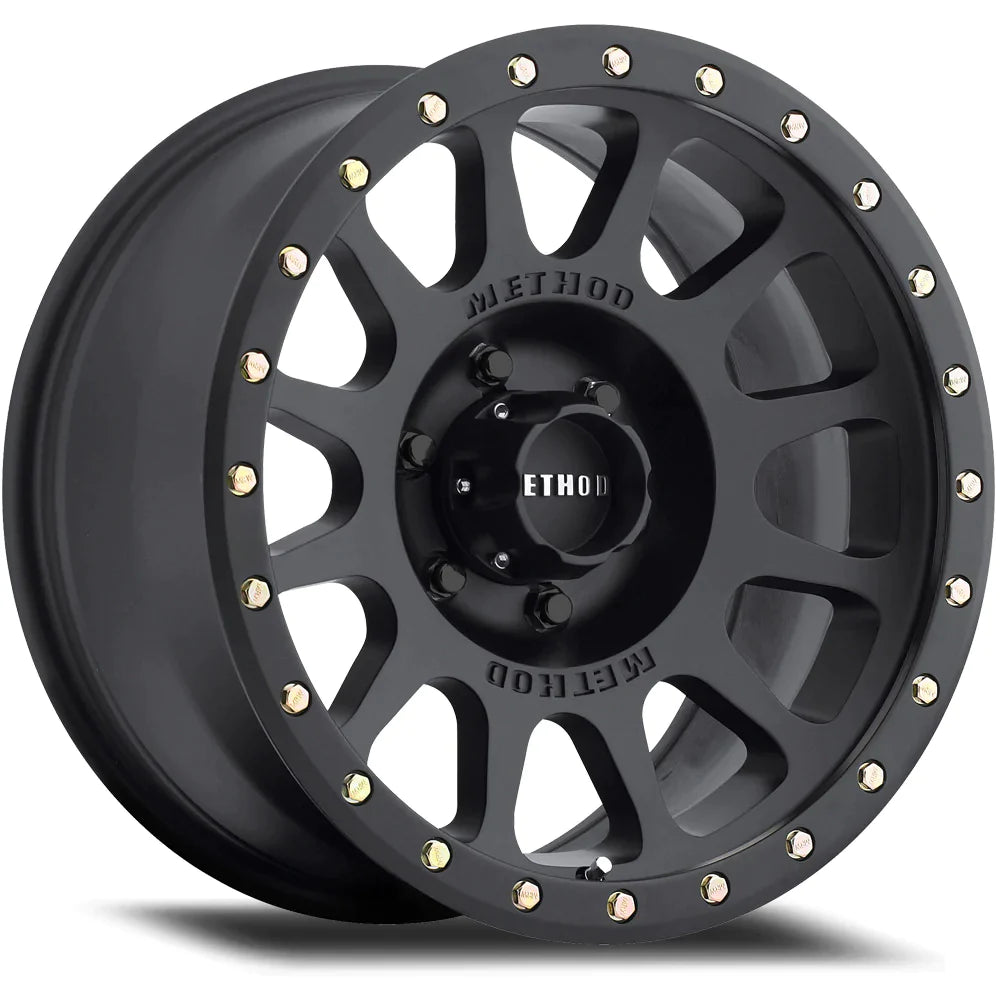 Method Race Wheels 305 NV Matte Black 17x8.5 Wheel w/ 4.75" Backspacing 2021-2023 Bronco - Speedlogix