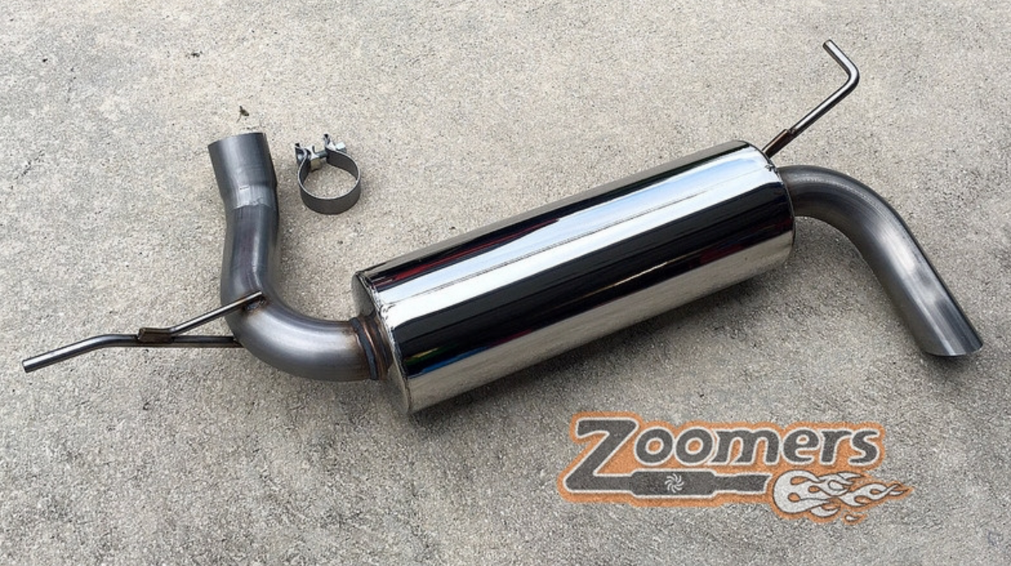 Zoomers Exhaust 2007-2018 Wrangler JK