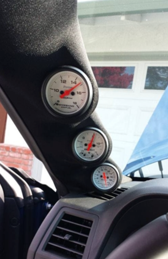Speedlogix Triple A-Pillar Gauge Pod 2008-2014 Challenger