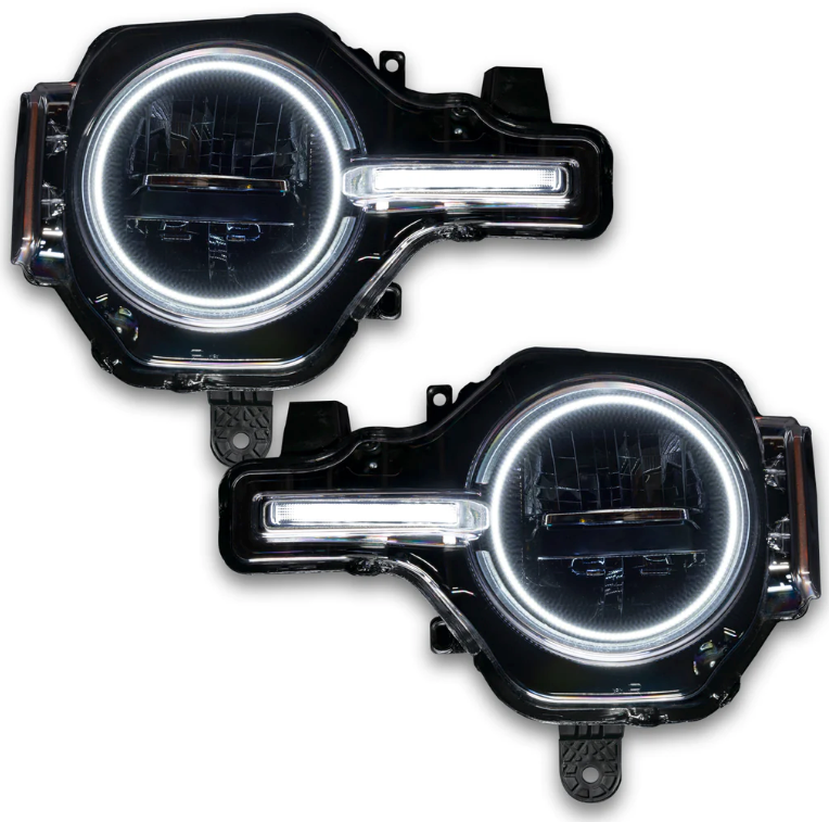 Oracle Headlight Halo Kit w/ DRL Bar ColorSHIFT 2021-2023 Bronco (Base Headlights) - Speedlogix