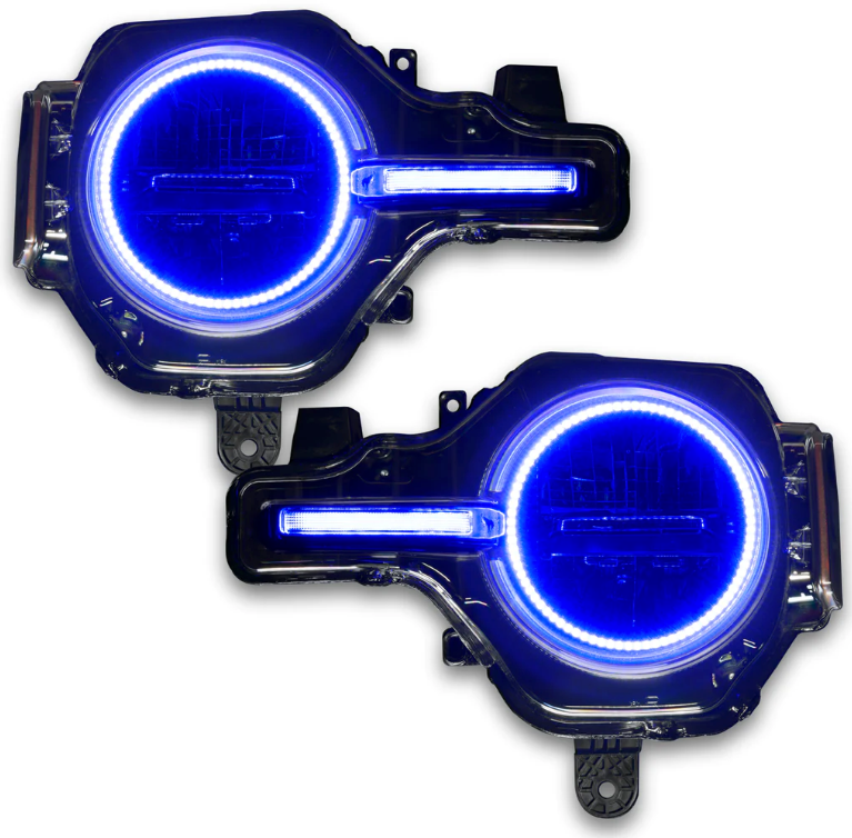 Oracle Headlight Halo Kit w/ DRL Bar ColorSHIFT 2021-2023 Bronco (Base Headlights) - Speedlogix