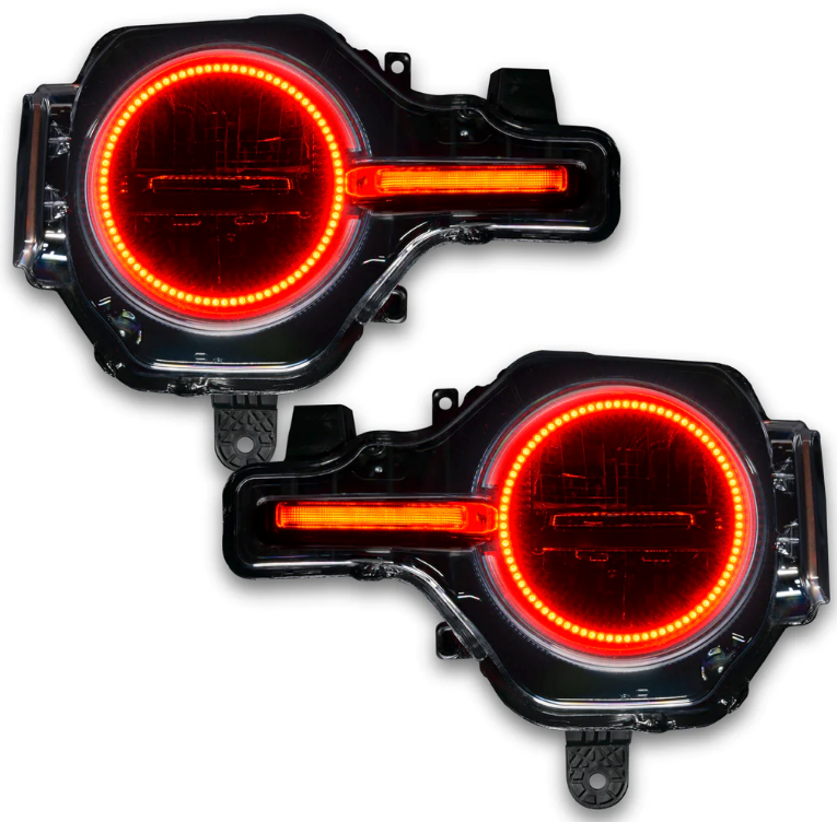 Oracle Headlight Halo Kit w/ DRL Bar ColorSHIFT 2021-2023 Bronco (Base Headlights)