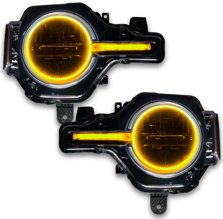 Oracle Headlight Halo Kit w/ DRL Bar ColorSHIFT 2021-2023 Bronco (Base Headlights) - Speedlogix