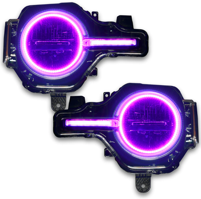 Oracle Headlight Halo Kit w/ DRL Bar ColorSHIFT 2021-2023 Bronco (Base Headlights) - Speedlogix