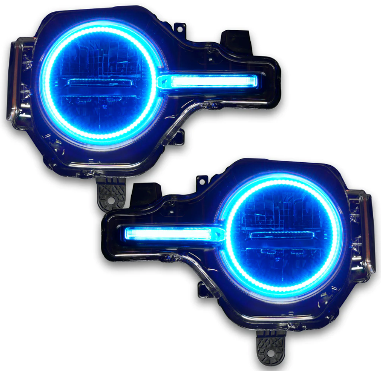Oracle Headlight Halo Kit w/ DRL Bar ColorSHIFT 2021-2023 Bronco (Base Headlights) - Speedlogix