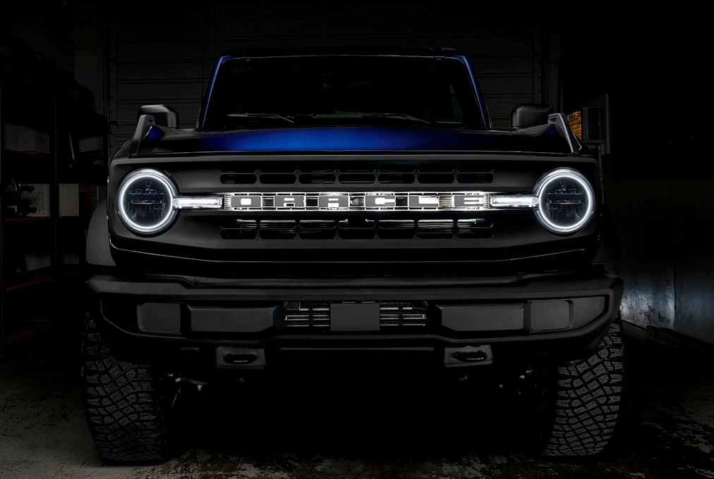 Oracle Headlight Halo Kit w/ DRL Bar ColorSHIFT 2021-2023 Bronco (Base Headlights)