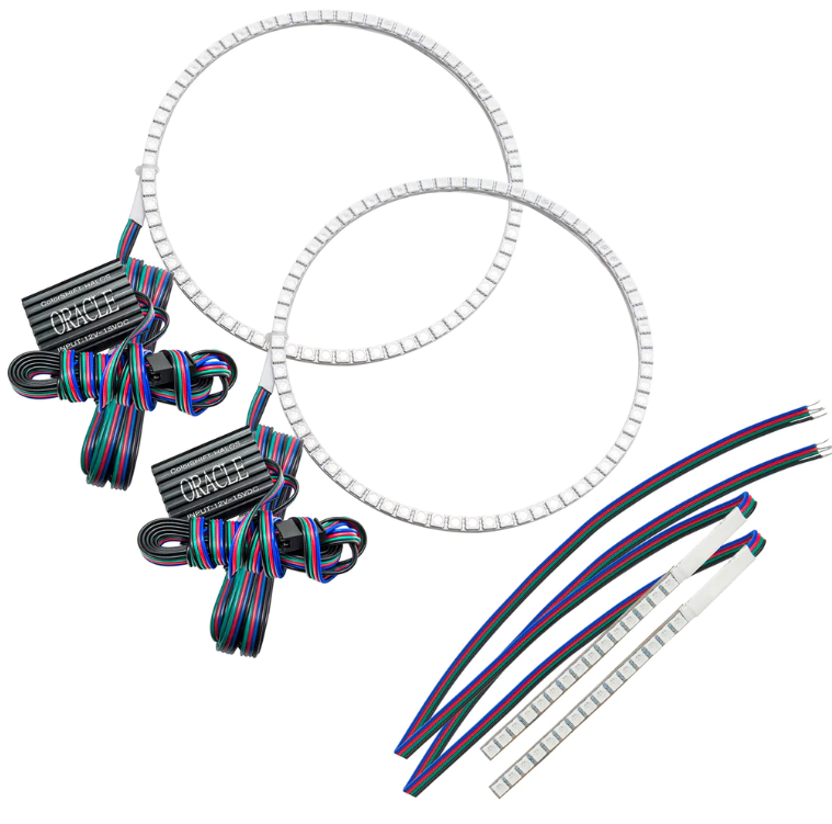 Oracle Headlight Halo Kit w/ DRL Bar ColorSHIFT 2021-2023 Bronco (Base Headlights) - Speedlogix