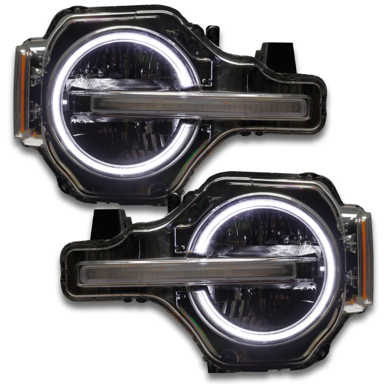 Oracle Headlight Halo Upgrade Kit RGB+W ColorSHIFT 2021-2023 Bronco (Signature Headlights)