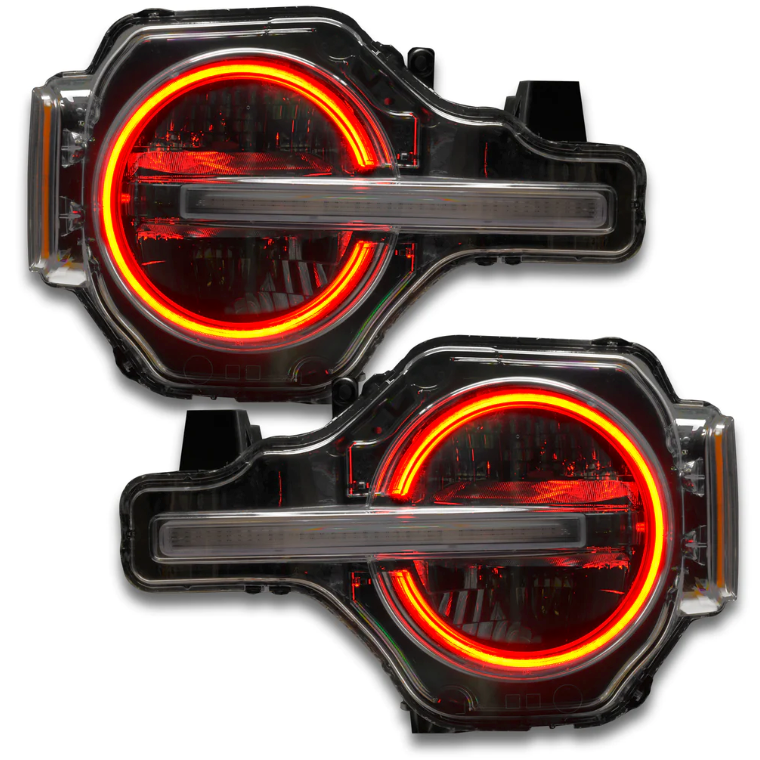 Oracle Headlight Halo Upgrade Kit RGB+W ColorSHIFT 2021-2023 Bronco (Signature Headlights)