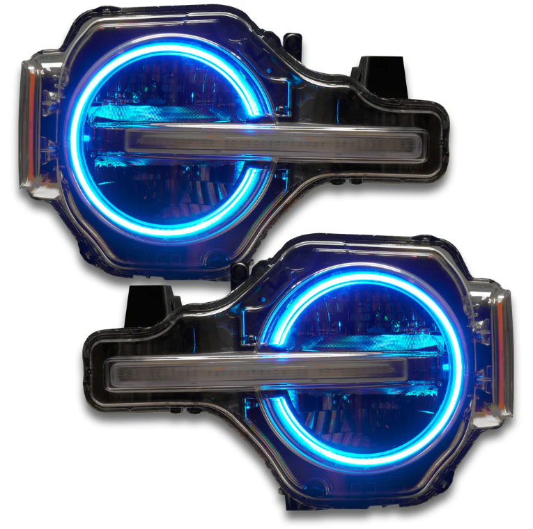 Oracle Headlight Halo Upgrade Kit RGB+W ColorSHIFT 2021-2023 Bronco (Signature Headlights)