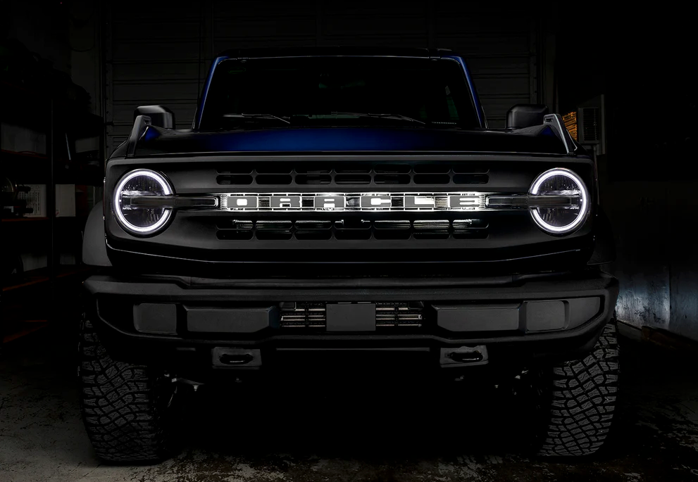 Oracle Headlight Halo Upgrade Kit RGB+W ColorSHIFT 2021-2023 Bronco (Signature Headlights)