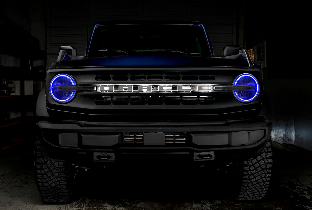 Oracle LED Headlight Halo Kit 2021-2023 Bronco (Base Headlights) - Speedlogix