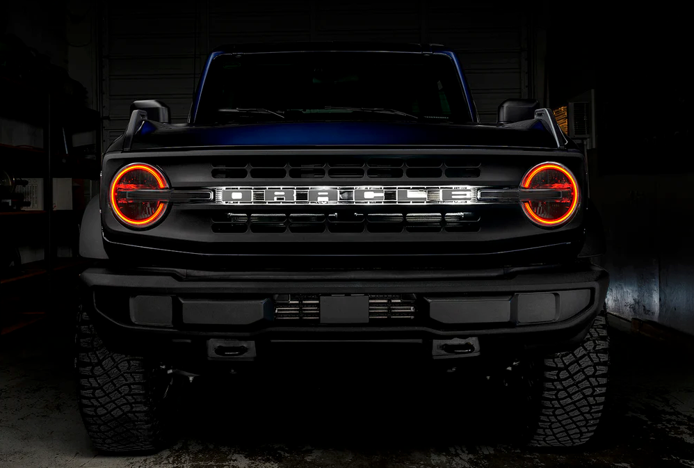 Oracle LED Headlight Halo Kit 2021-2023 Bronco (Base Headlights) - Speedlogix