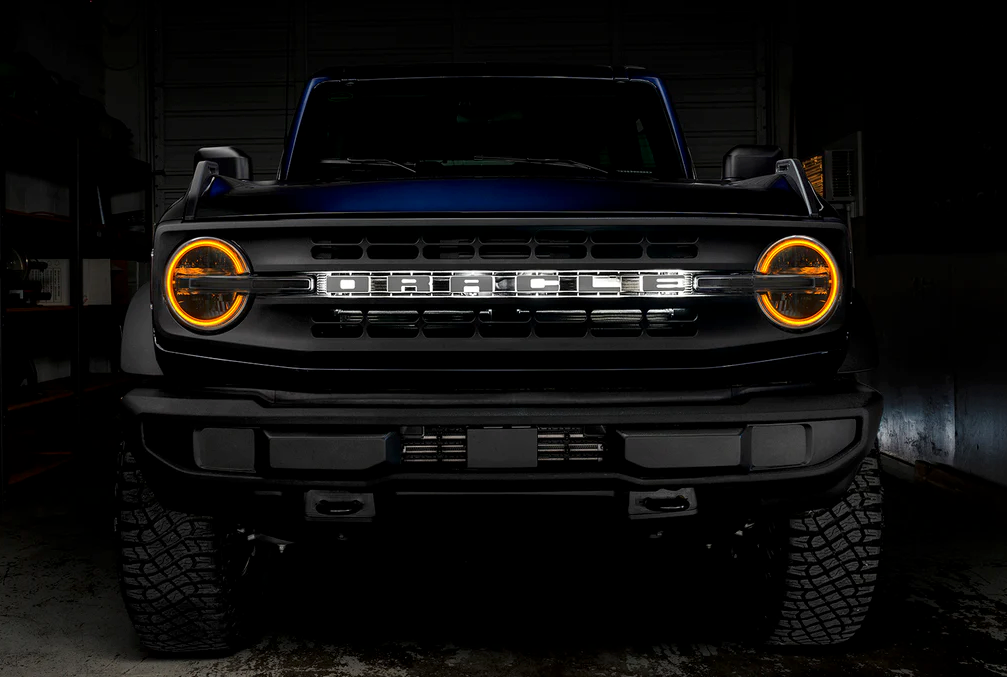 Oracle Headlight Halo Upgrade Kit RGB+W ColorSHIFT 2021-2023 Bronco (Signature Headlights)