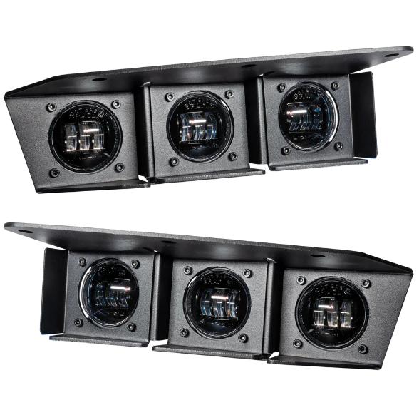 Oracle Triple LED Fog Light Kit for Steel Bumper 2021-2023 Bronco - Speedlogix