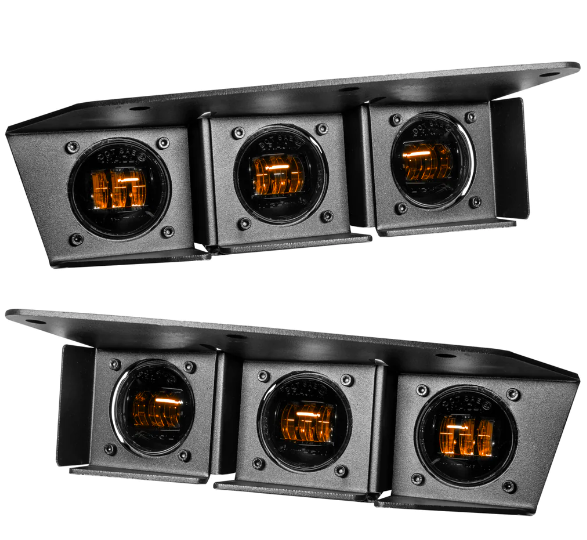Oracle Triple LED Fog Light Kit for Steel Bumper 2021-2023 Bronco - Speedlogix