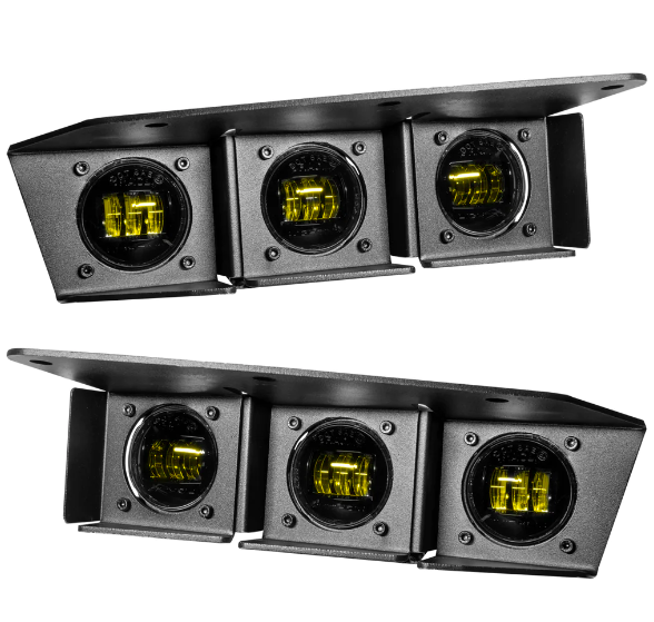 Oracle Triple LED Fog Light Kit for Steel Bumper 2021-2023 Bronco - Speedlogix