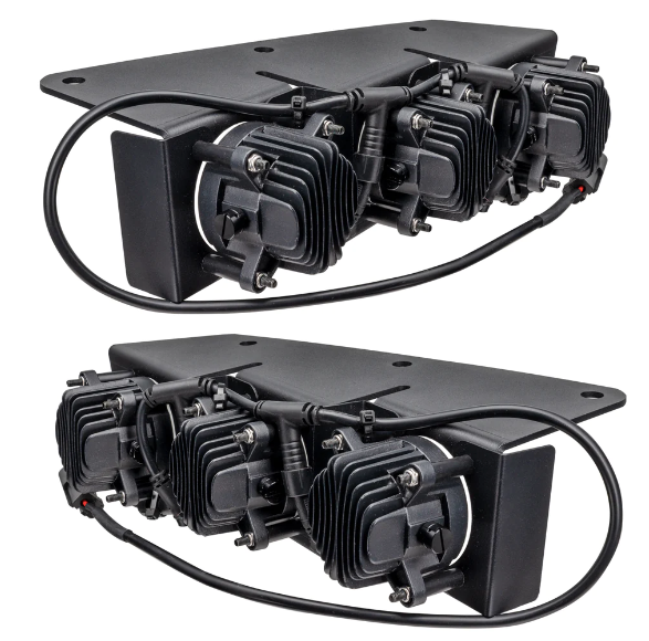 Oracle Triple LED Fog Light Kit for Steel Bumper 2021-2023 Bronco - Speedlogix
