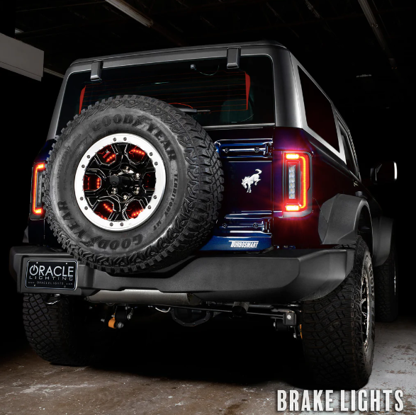 Oracle Flush (Red) LED Tail Lights 2021-2023 Bronco