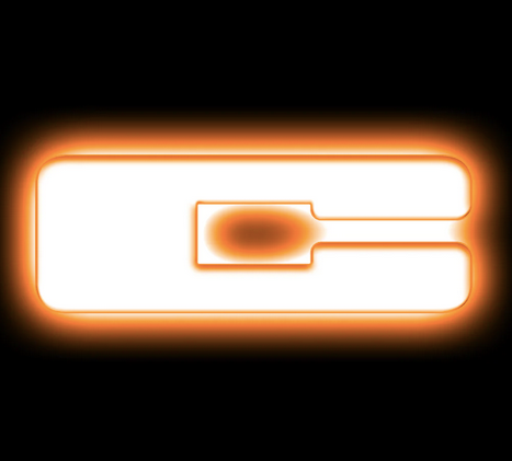 Oracle Illuminated Amber LED Letter Badges 2021-2023 Bronco - Speedlogix
