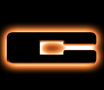 Oracle Illuminated Amber LED Letter Badges 2021-2023 Bronco