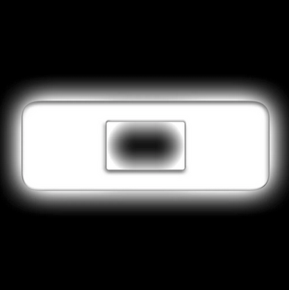 Oracle Illuminated White LED Letter Badges 2021-2023 Bronco