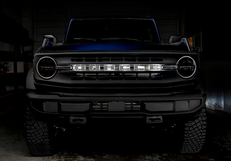 Oracle Illuminated White LED Letter Badges 2021-2023 Bronco