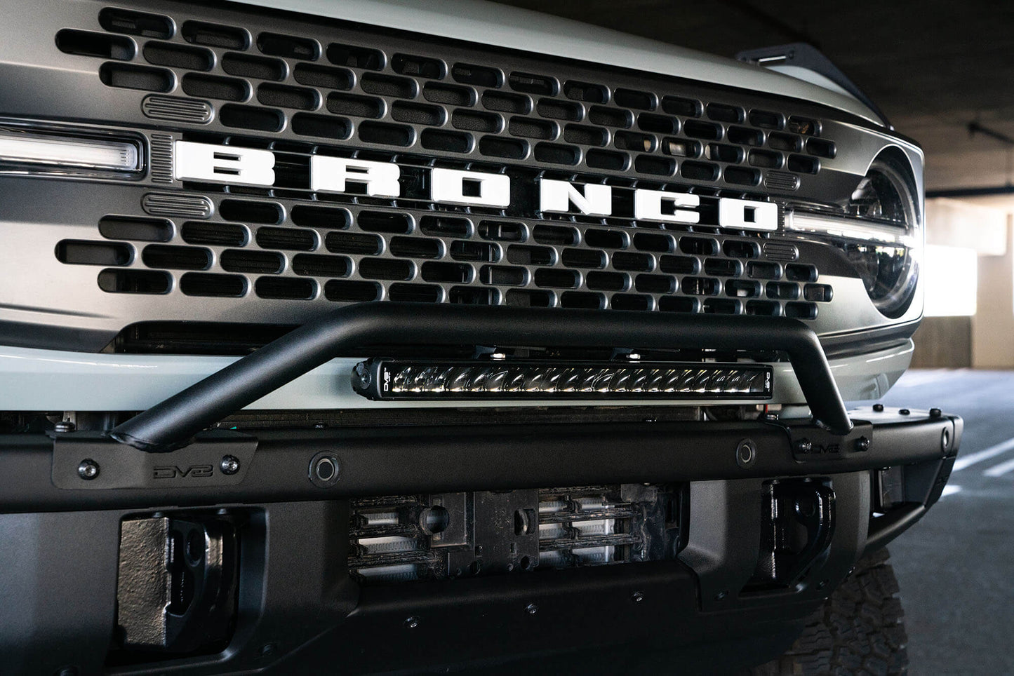 DV8 Offroad Factory Steel Bumper Bull Bar 2021-2023 Bronco - Speedlogix