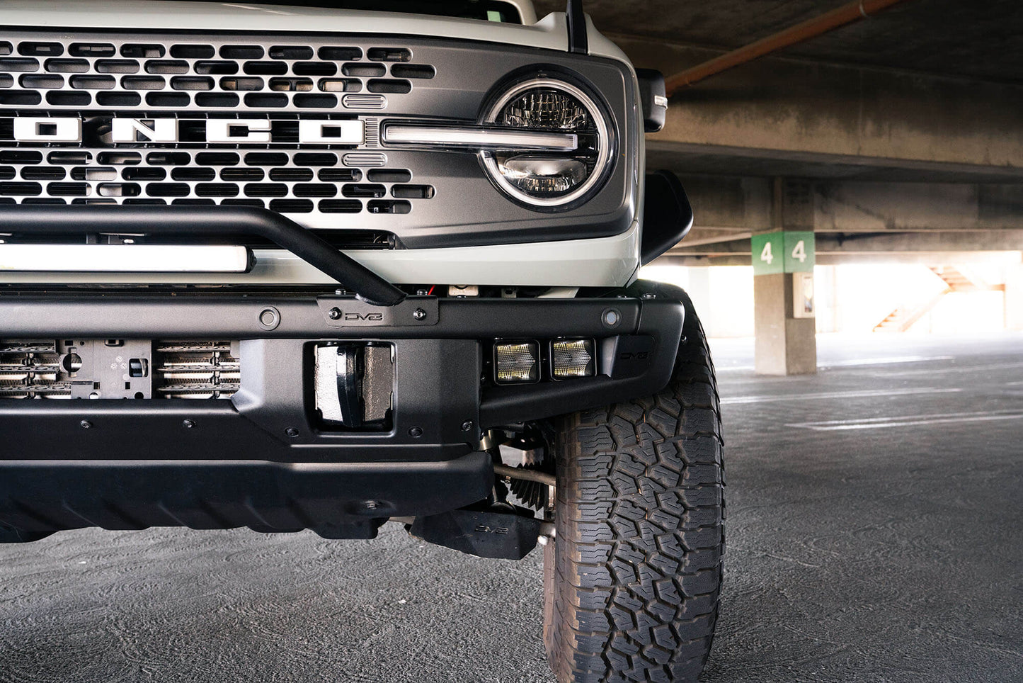 DV8 Fog Light Pocket Mounts 2021-2023 Bronco (Factory Steel Bumper) - Speedlogix