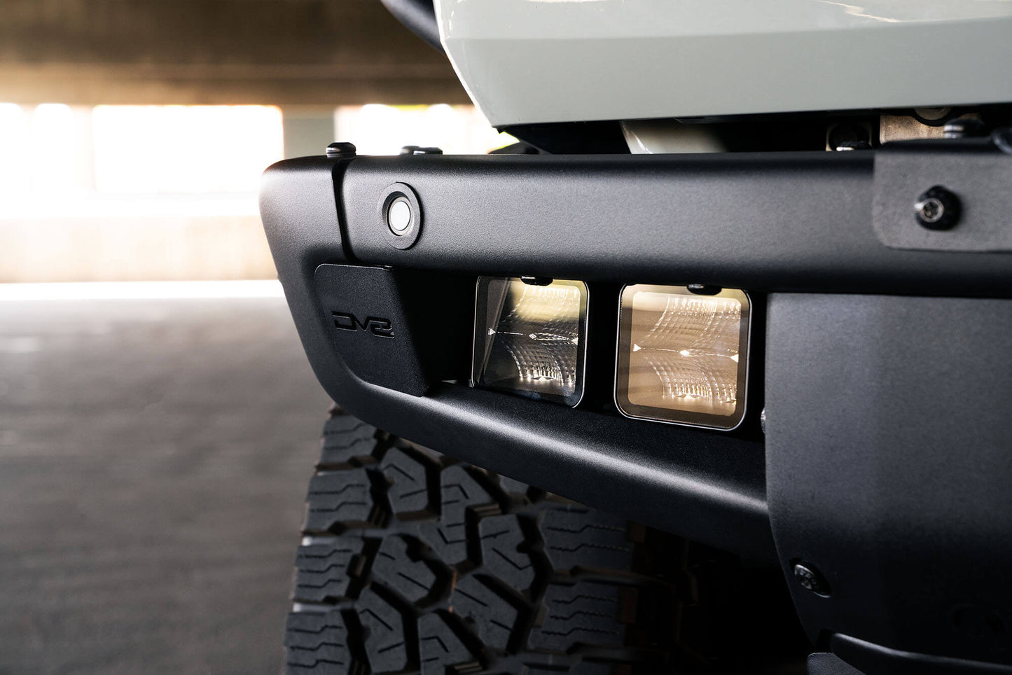 DV8 Fog Light Pocket Mounts 2021-2023 Bronco (Factory Steel Bumper) - Speedlogix