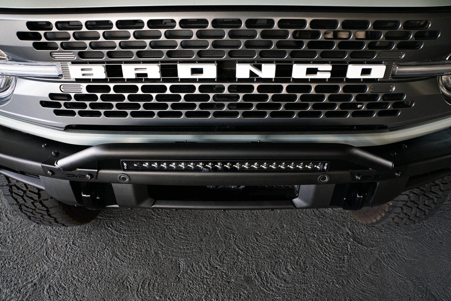 DV8 Offroad Factory Steel Bumper Bull Bar 2021-2023 Bronco - Speedlogix