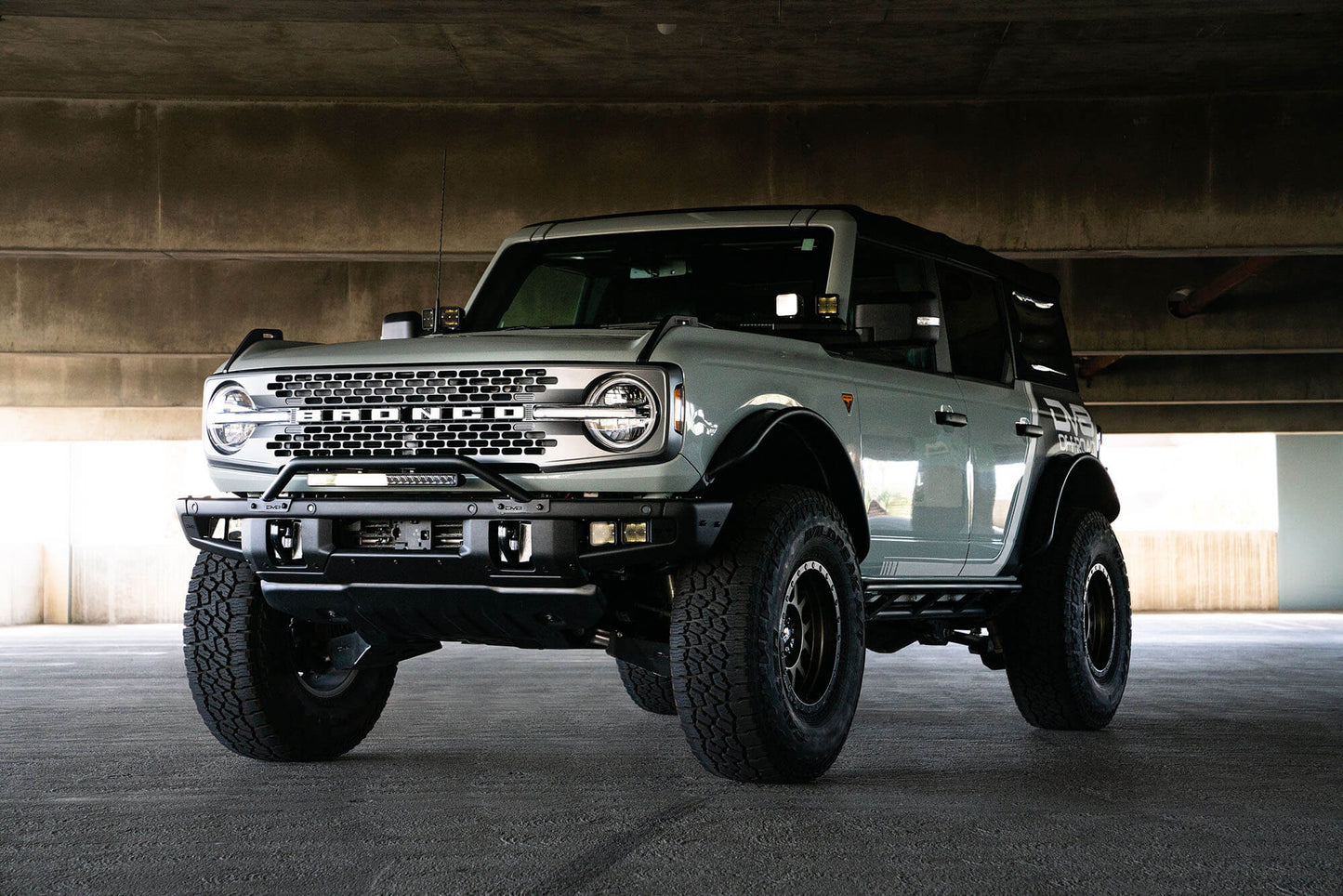 DV8 Offroad Factory Steel Bumper Bull Bar 2021-2023 Bronco - Speedlogix