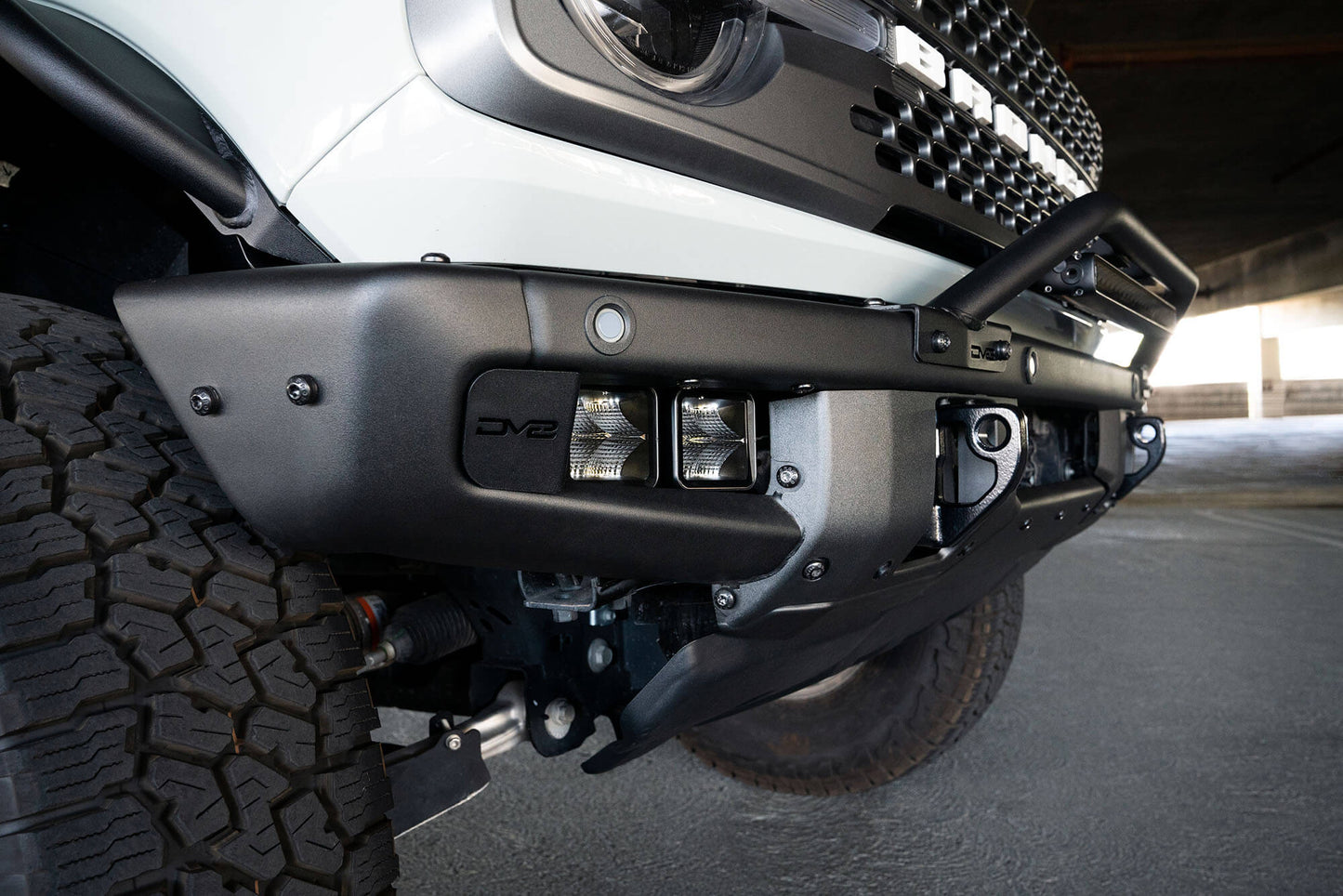 DV8 Fog Light Pocket Mounts 2021-2023 Bronco (Factory Steel Bumper) - Speedlogix