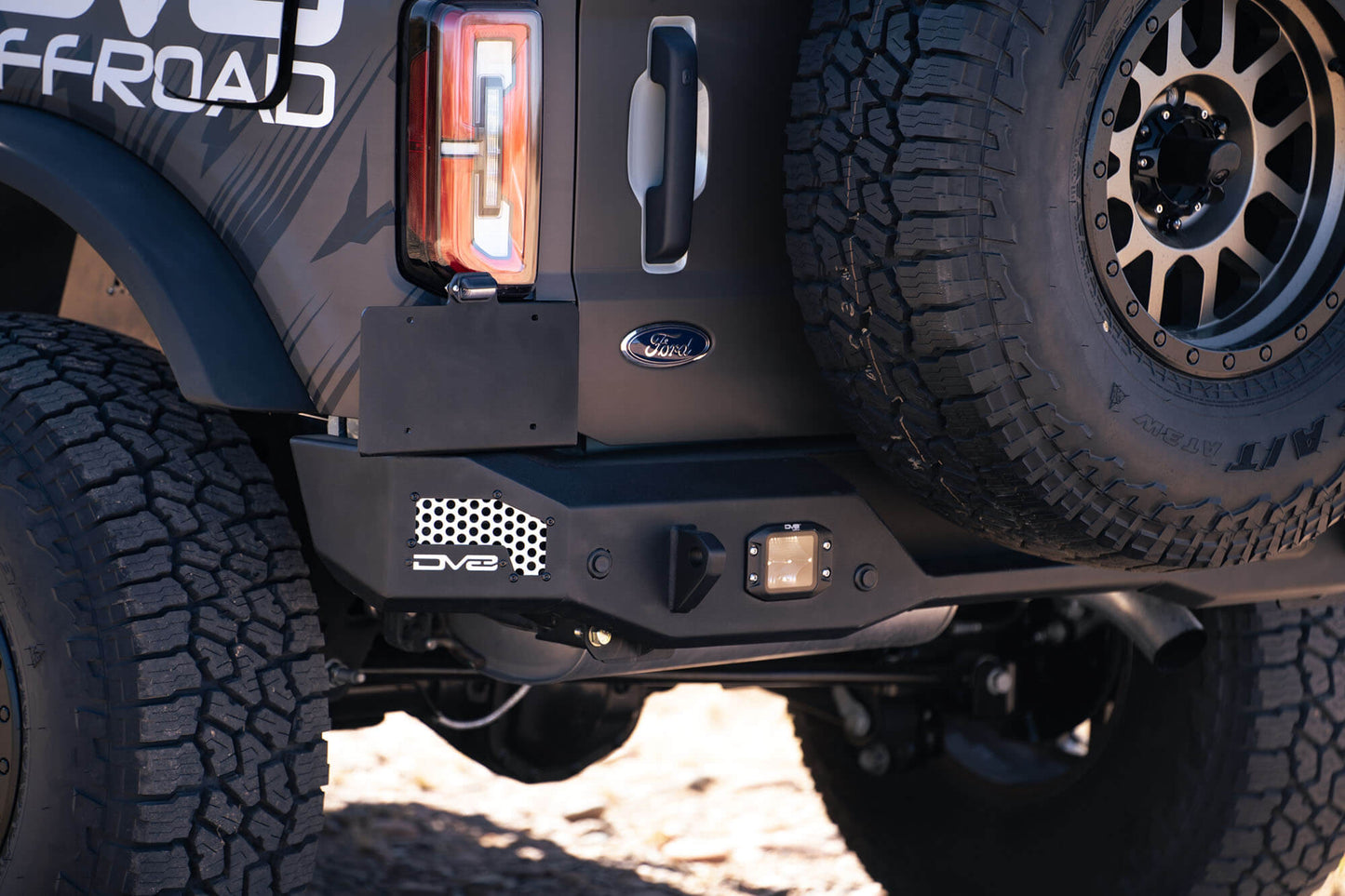 DV8 Offroad MTO Series Rear Bumper 2021-2023 Bronco - Speedlogix