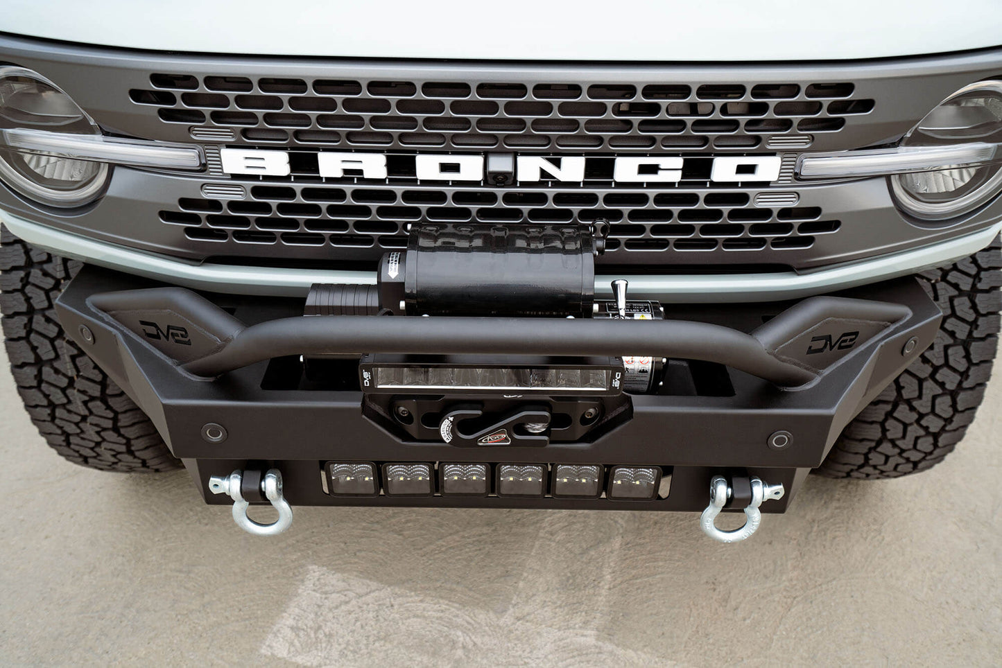 DV8 Offroad FS-15 Series Winch Front Bumper 2021-2023 Bronco - Speedlogix