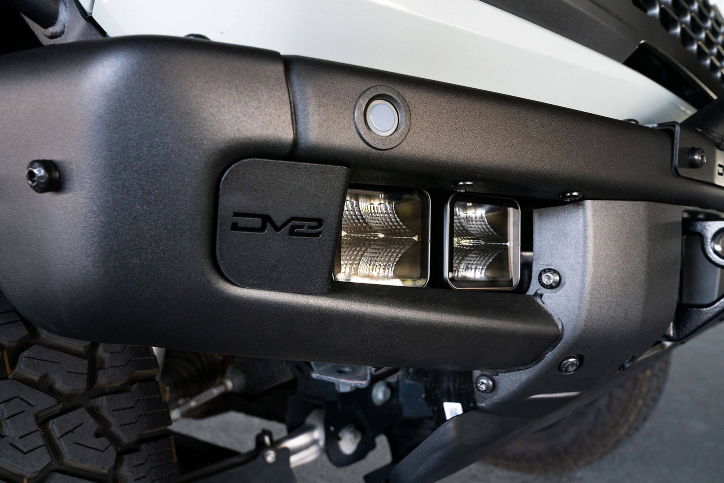 DV8 Fog Light Pocket Mounts 2021-2023 Bronco (Factory Steel Bumper) - Speedlogix