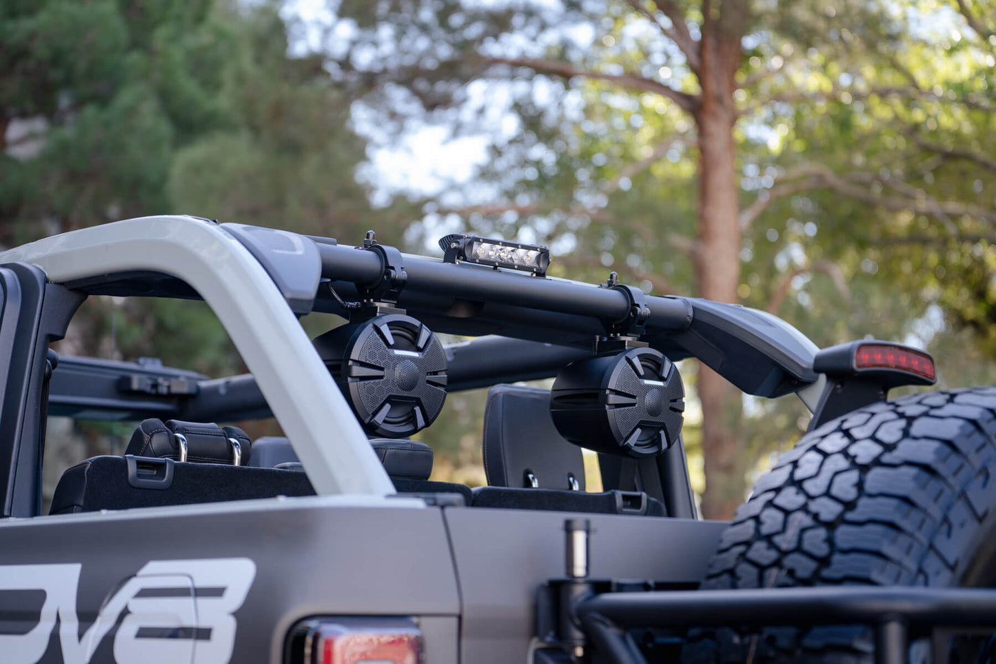 DV8 Offroad Rear Speaker & Light Mount 2021-2023 Bronco