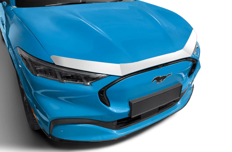 AVS Aeroskin Low Profile Chrome Hood Shield Mustang Mach-E - Speedlogix