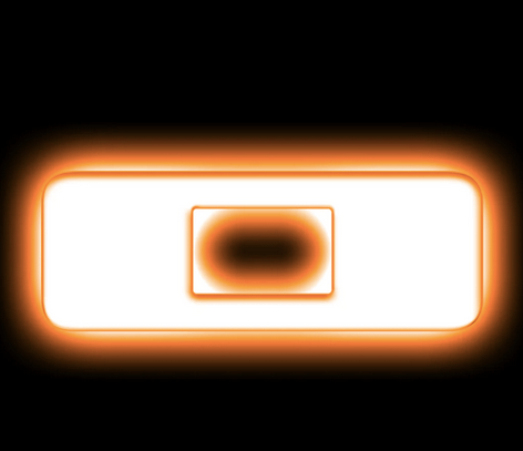 Oracle Illuminated Amber LED Letter Badges 2021 - 2023 Bronco - Speedlogix