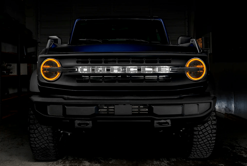 Oracle LED Headlight Halo Kit 2021 - 2023 Bronco (Base Headlights) - Speedlogix