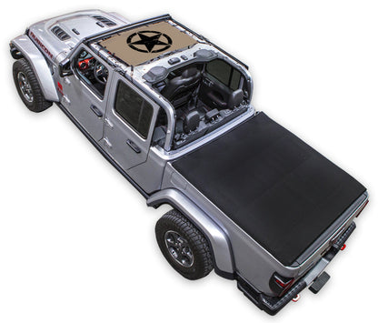 Jeep Gladiator JT Sun Shade Stock Printed Shade Top (2019–2026)