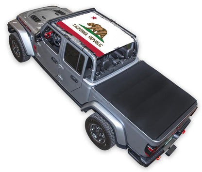 Jeep Gladiator JT Sun Shade Stock Printed Shade Top (2019–2026)